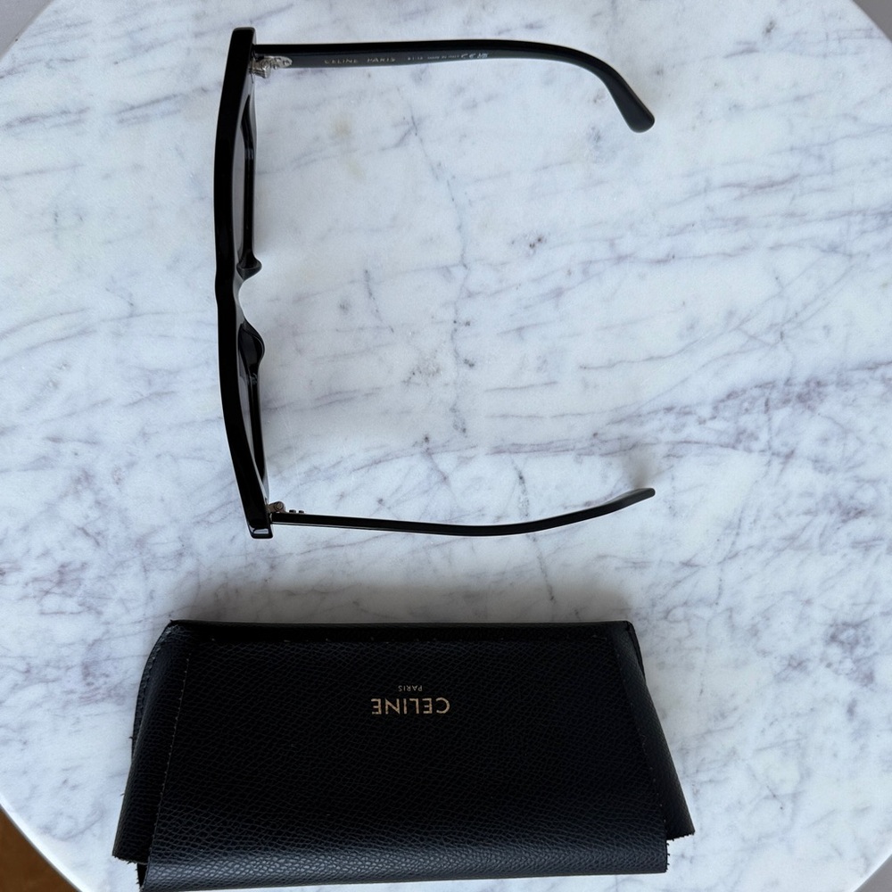 Celine Elegant Black Sunglasses with Case